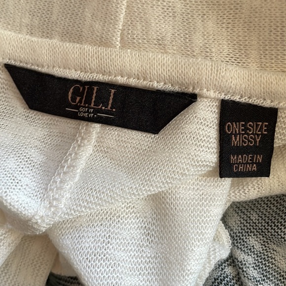 G.I.L.I. Dip Dye Kimono Open Front - Picture 5 of 7